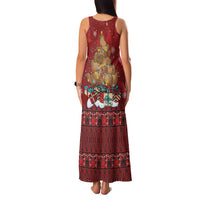 Funny Kiwi Bird Xmas Tree Family Matching Tank Maxi Dress and Hawaiian Shirt New Zealand Tribal Christmas Spirit LT9 - Polynesian Pride