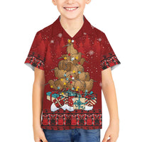Funny Kiwi Bird Xmas Tree Hawaiian Shirt New Zealand Tribal Christmas Spirit LT9 - Polynesian Pride