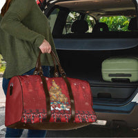 Funny Kiwi Bird Xmas Tree Travel Bag New Zealand Tribal Christmas Spirit - Polynesian Pride