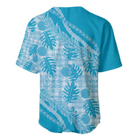 Hawaii Breadfruit Palaka Baseball Jersey Polu Maile Lei - Polynesian Pride