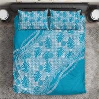 Hawaii Breadfruit Palaka Bedding Set Polu Maile Lei - Polynesian Pride