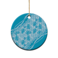 Hawaii Breadfruit Palaka Ceramic Ornament Polu Maile Lei - Polynesian Pride