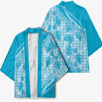 Hawaii Breadfruit Palaka Kimono Polu Maile Lei - Polynesian Pride