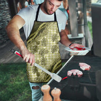 Hawaii Breadfruit Palaka Apron Omaomao Maile Lei - Polynesian Pride