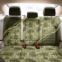 Hawaii Breadfruit Palaka Back Car Seat Cover Omaomao Maile Lei - Polynesian Pride