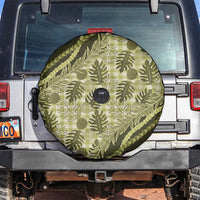 Hawaii Breadfruit Palaka Spare Tire Cover Omaomao Maile Lei - Polynesian Pride