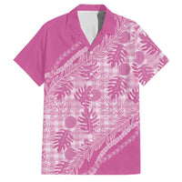 Hawaii Breadfruit Palaka Family Matching Short Sleeve Bodycon Dress and Hawaiian Shirt Omaomao Ulaula Maile Lei - Polynesian Pride