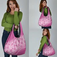 Hawaii Breadfruit Palaka Grocery Bag Omaomao Ulaula Maile Lei - Polynesian Pride