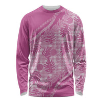 Hawaii Breadfruit Palaka Long Sleeve Shirt Omaomao Ulaula Maile Lei - Polynesian Pride