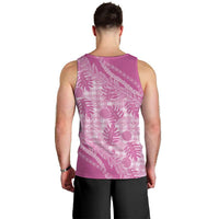 Hawaii Breadfruit Palaka Men Tank Top Omaomao Ulaula Maile Lei - Polynesian Pride