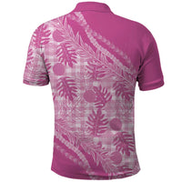 Hawaii Breadfruit Palaka Polo Shirt Omaomao Ulaula Maile Lei - Polynesian Pride