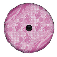 Hawaii Breadfruit Palaka Spare Tire Cover Omaomao Ulaula Maile Lei - Polynesian Pride