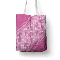Hawaii Breadfruit Palaka Tote Bag Omaomao Ulaula Maile Lei - Polynesian Pride