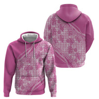 Hawaii Breadfruit Palaka Zip Hoodie Omaomao Ulaula Maile Lei - Polynesian Pride