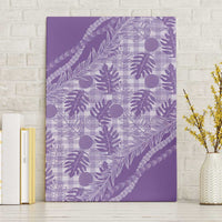 Hawaii Breadfruit Palaka Canvas Wall Art Poni Maile Lei - Polynesian Pride