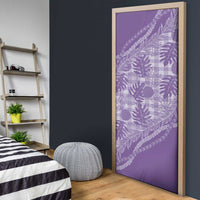 Hawaii Breadfruit Palaka Door Cover Poni Maile Lei - Polynesian Pride