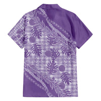 Hawaii Breadfruit Palaka Family Matching Short Sleeve Bodycon Dress and Hawaiian Shirt Poni Maile Lei - Polynesian Pride