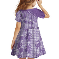 Hawaii Breadfruit Palaka Family Matching Summer Maxi Dress and Hawaiian Shirt Poni Maile Lei LT9 - Polynesian Pride