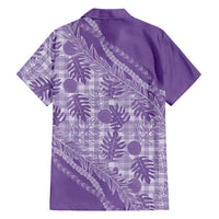 Hawaii Breadfruit Palaka Family Matching Summer Maxi Dress and Hawaiian Shirt Poni Maile Lei LT9 - Polynesian Pride