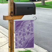 Hawaii Breadfruit Palaka Garden Flag Poni Maile Lei - Polynesian Pride