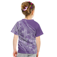 Hawaii Breadfruit Palaka Kid T Shirt Poni Maile Lei LT9 - Polynesian Pride