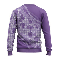 Hawaii Breadfruit Palaka Ugly Christmas Sweater Poni Maile Lei - Polynesian Pride