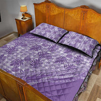 Hawaii Breadfruit Palaka Quilt Bed Set Poni Maile Lei - Polynesian Pride