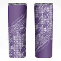 Hawaii Breadfruit Palaka Skinny Tumbler Poni Maile Lei - Polynesian Pride