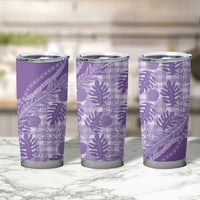 Hawaii Breadfruit Palaka Tumbler Cup Poni Maile Lei - Polynesian Pride