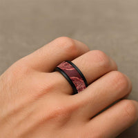 Hawaii Breadfruit Palaka Spinner Ring Ulaula Maile Lei LT9 - Polynesian Pride