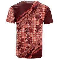 Hawaii Breadfruit Palaka T Shirt Ulaula Maile Lei - Polynesian Pride