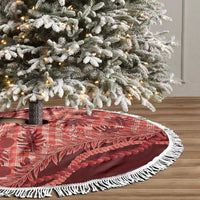 Hawaii Breadfruit Palaka Tree Skirt Ulaula Maile Lei - Polynesian Pride