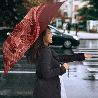 Hawaii Breadfruit Palaka Umbrella Ulaula Maile Lei - Polynesian Pride