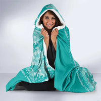 Hawaii Breadfruit Palaka Hooded Blanket Polu Opal Maile Lei - Polynesian Pride