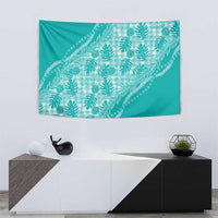 Hawaii Breadfruit Palaka Tapestry Polu Opal Maile Lei - Polynesian Pride