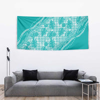 Hawaii Breadfruit Palaka Tapestry Polu Opal Maile Lei - Polynesian Pride