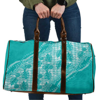 Hawaii Breadfruit Palaka Travel Bag Polu Opal Maile Lei - Polynesian Pride