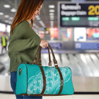 Hawaii Breadfruit Palaka Travel Bag Polu Opal Maile Lei - Polynesian Pride