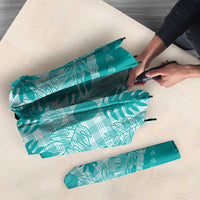 Hawaii Breadfruit Palaka Umbrella Polu Opal Maile Lei - Polynesian Pride