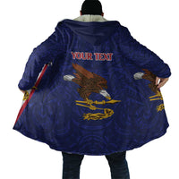 American Samoa Heart Tribal Personalized Cloak Polynesian Patterns