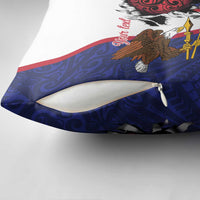 American Samoa Heart Tribal Personalized Pillow Cover Polynesian Patterns