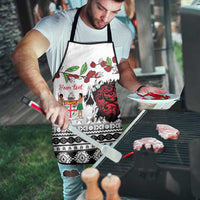 Fiji Heart Tribal Personalised Apron Polynesian Patterns