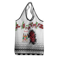 Fiji Heart Tribal Personalised Grocery Bag Polynesian Patterns