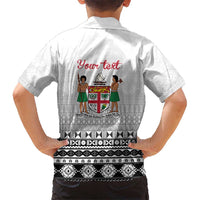 Fiji Heart Tribal Personalised Hawaiian Shirt Polynesian Patterns