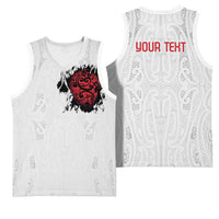 New Zealand Maori Heart Tribal Personalised Basketball Jersey Polynesian Patterns