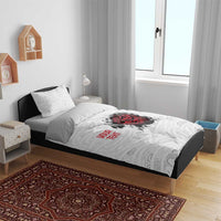 New Zealand Maori Heart Tribal Personalised Bedding Set Polynesian Patterns