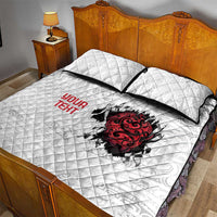 New Zealand Maori Heart Tribal Personalised Quilt Bed Set Polynesian Patterns