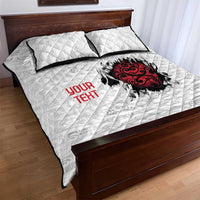 New Zealand Maori Heart Tribal Personalised Quilt Bed Set Polynesian Patterns