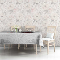 New Zealand Maori Heart Tribal Personalised Tablecloth Polynesian Patterns