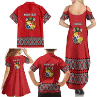 Tonga Heart Tribal Personalised Family Matching Summer Maxi Dress and Hawaiian Shirt Polynesian Patterns LT9 - Polynesian Pride